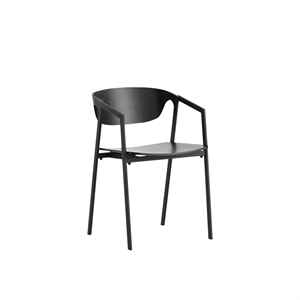 Woud SAC Dining Chair Black/ Oak