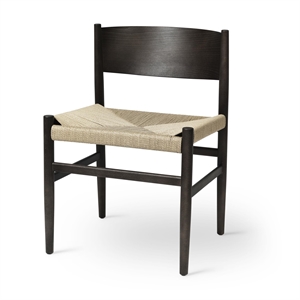 Mater Nestor Dining Chair Sirka Gray Beech/Paper Yarn